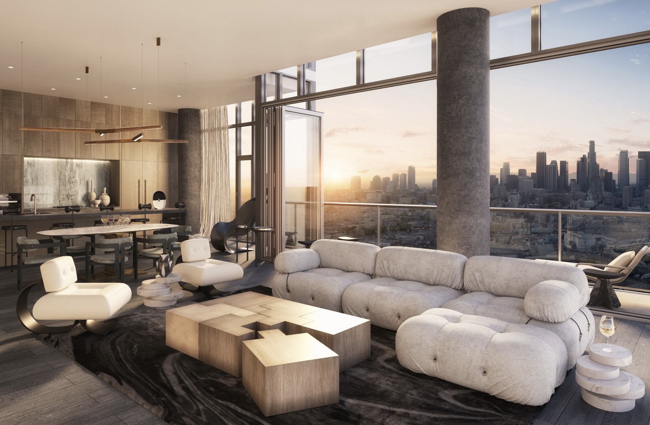 Luxury penthouse interior