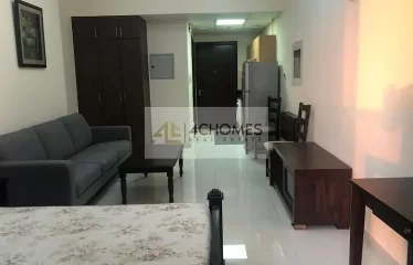 Well maintained Studio I Fully Furnished I Balcony